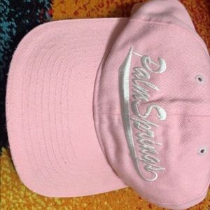Pink Palm Springs hat